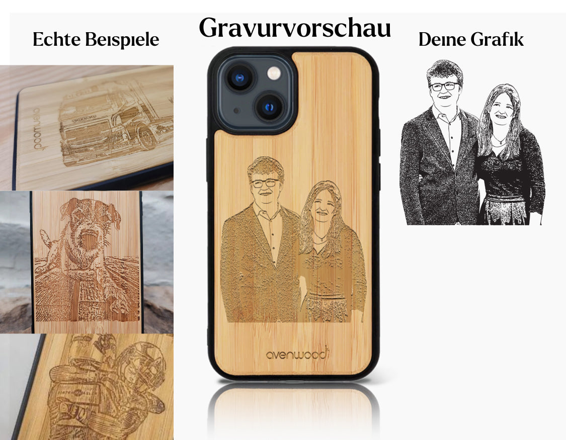 INDIVIDUEL iPhone 15 Pro bambou plastique
